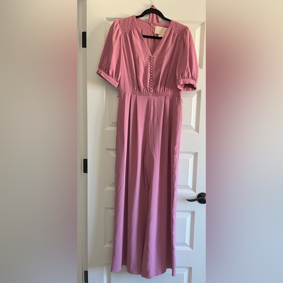Gal Meets Glam Gabriella Jumpsuit Size 6 in Pink Orchid - Picture 6 of 9